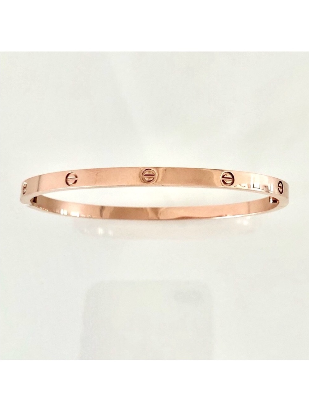 Generic Thin Rose Gold Screw Cuff Bangle Bracelet with Screwdriver - Picture 6 of 9